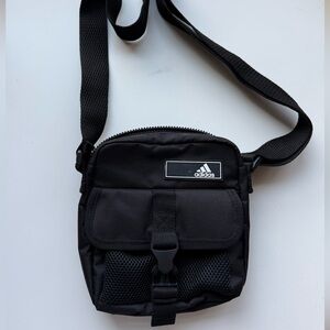 Adidas Black Messenger Bag for Men